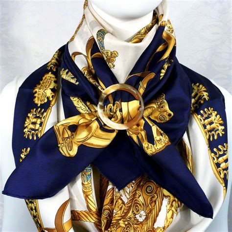 anneau foulard hermes|used hermes scarves for sale.